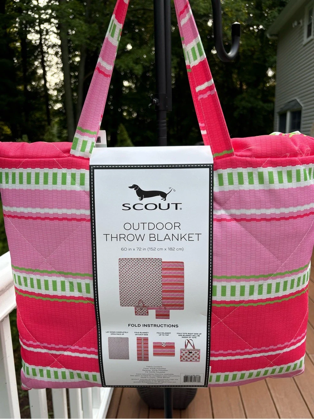 NWT Scout “One in a Melon” Outdoor Throw Blanket